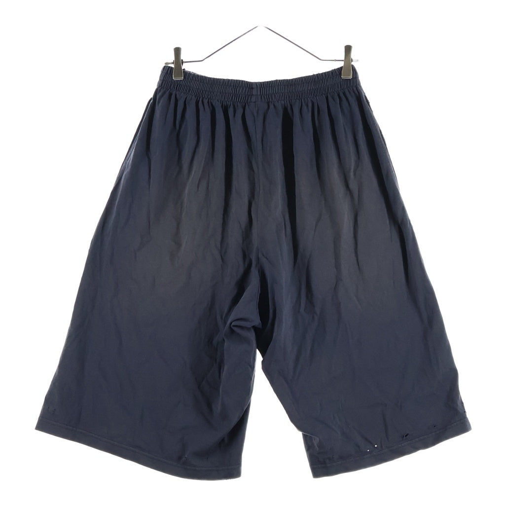 BALENCIAGA(バレンシアガ) 24AW LARGE SHORTS ロゴプリント ラージショーツ ショートパンツ ブラック 795261
