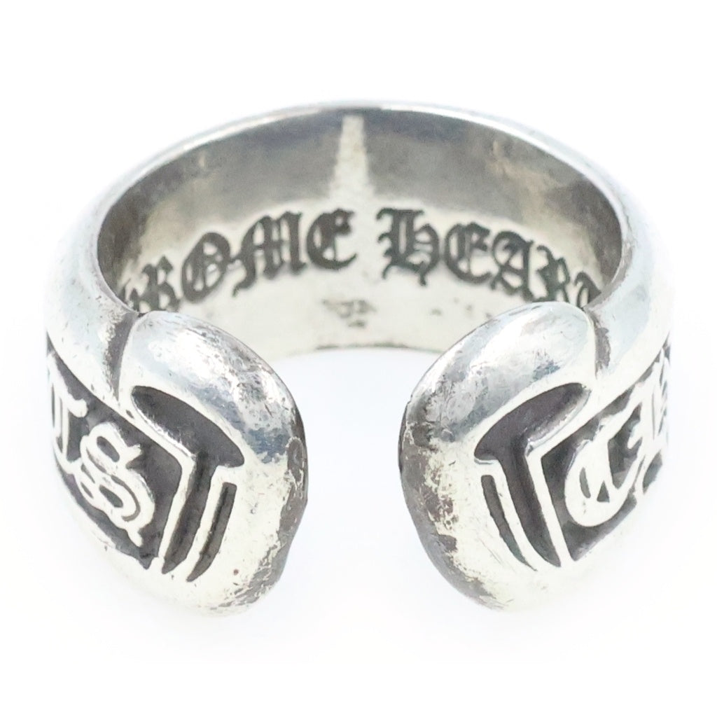 CHROME HEARTS(クロムハーツ) SM SCROLL LABEL スモールスクロールラベル リング シルバー BCA413 レディース