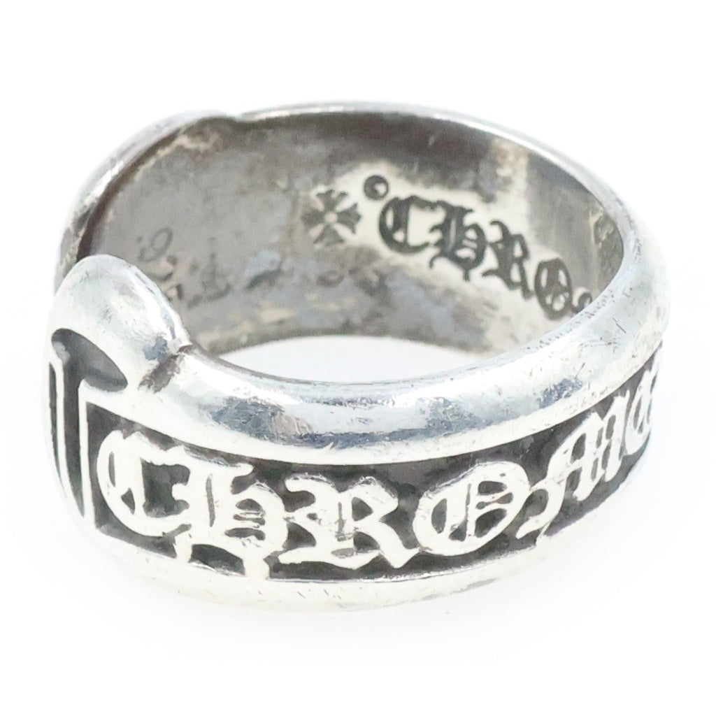 CHROME HEARTS(クロムハーツ) SM SCROLL LABEL スモールスクロールラベル リング シルバー BCA413 レディース