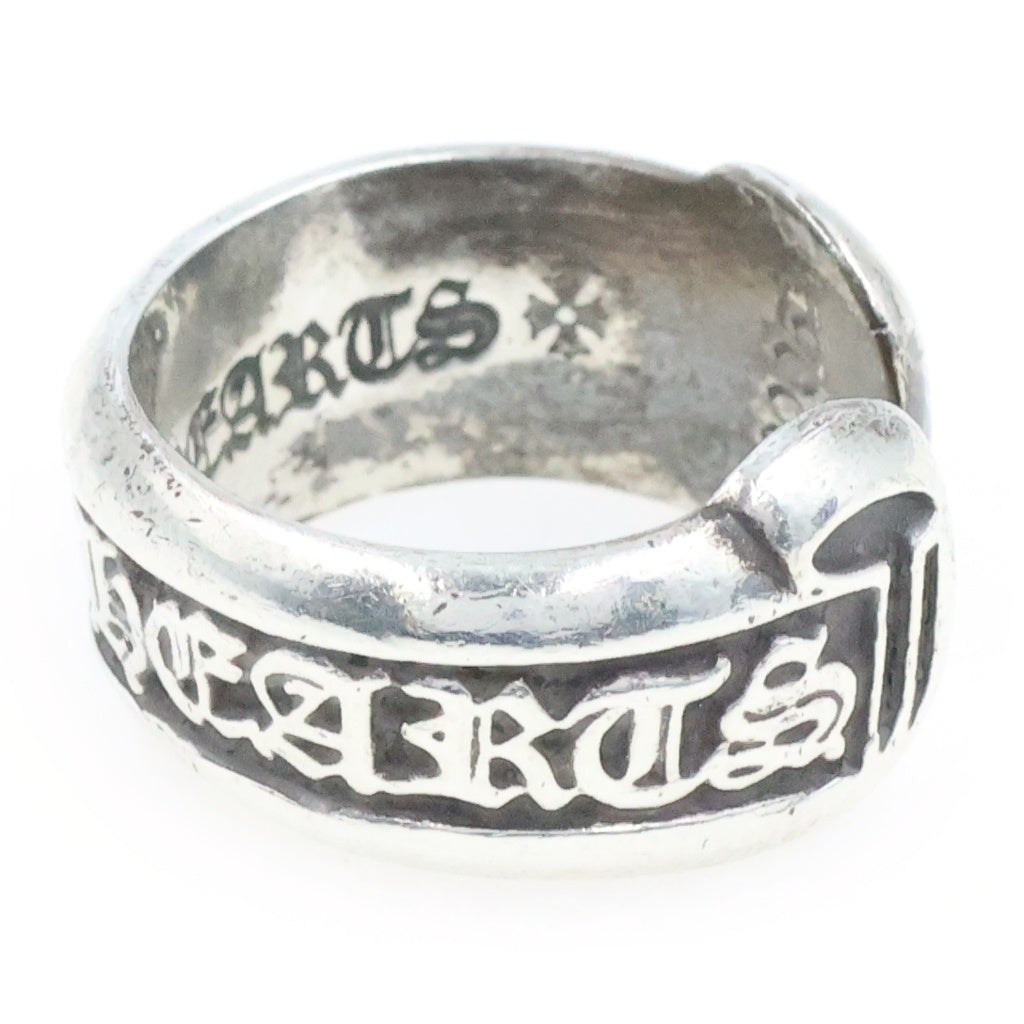 CHROME HEARTS(クロムハーツ) SM SCROLL LABEL スモールスクロールラベル リング シルバー BCA413 レディース