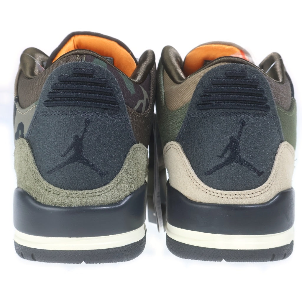 NIKE(ナイキ) AIR JORDAN 3 RETRO SE PATCHWORK DO1830-200 エアジョーダン1 レトロ パッチワーク | ダークヘーゼル ミッドカットスニーカー カモ US9/27cm