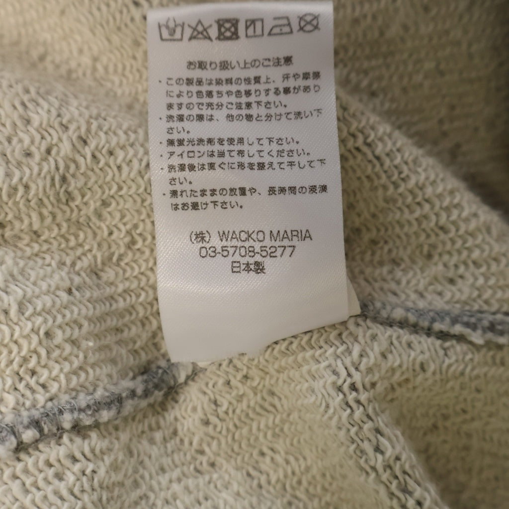 WACKO MARIA(ワコマリア) 26SS×MULHOLLAND DRIVE HEAVY WEIGHT CREW NECK SWEAT マルホランド ドライブ フロントプリント ヘビーウェイト クルーネック長袖スウェットトレーナー グレー