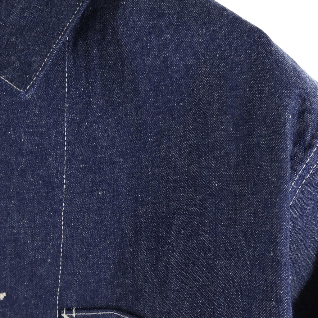 HUMAN MADE(ヒューマンメイド) DENIM COVERALLS デニムカバーオール ジャケット インディゴ HM30JK048