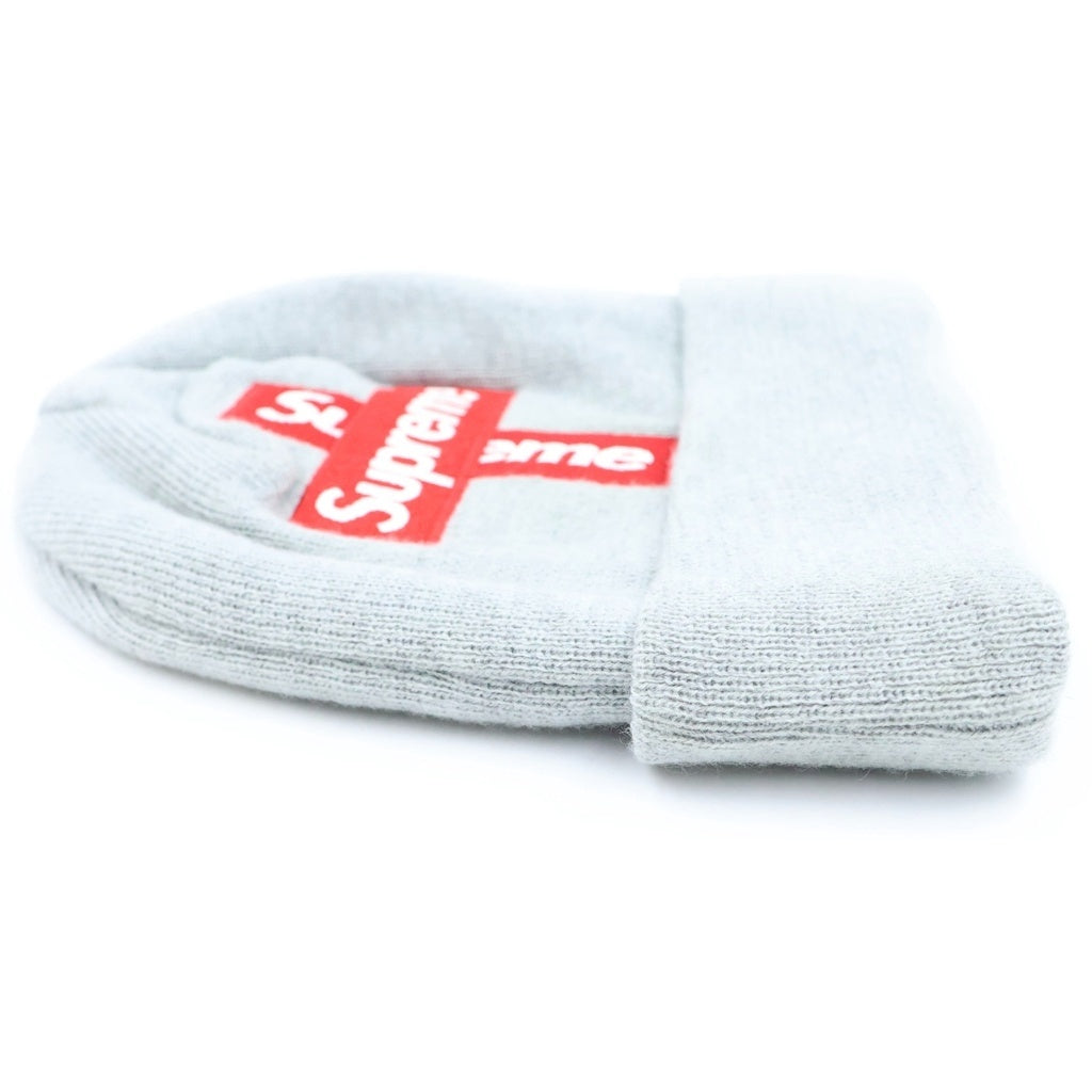 SUPREME(シュプリーム) ×NEW ERA 20AW Cross Box Logo Beanie ビーニー グレー