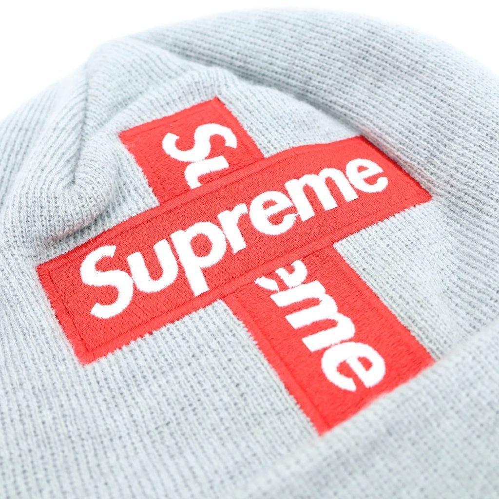 SUPREME(シュプリーム) ×NEW ERA 20AW Cross Box Logo Beanie ビーニー グレー