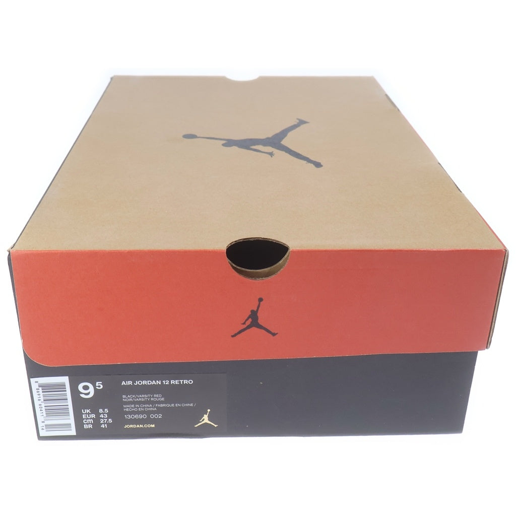 NIKE(ナイキ) Air Jordan 12 Retro Black/White/University Red エアジョーダン12 レトロ ハイカットスニーカー US9.5/27.5cm ホワイト/ユニバーシティレッド CT8013 106