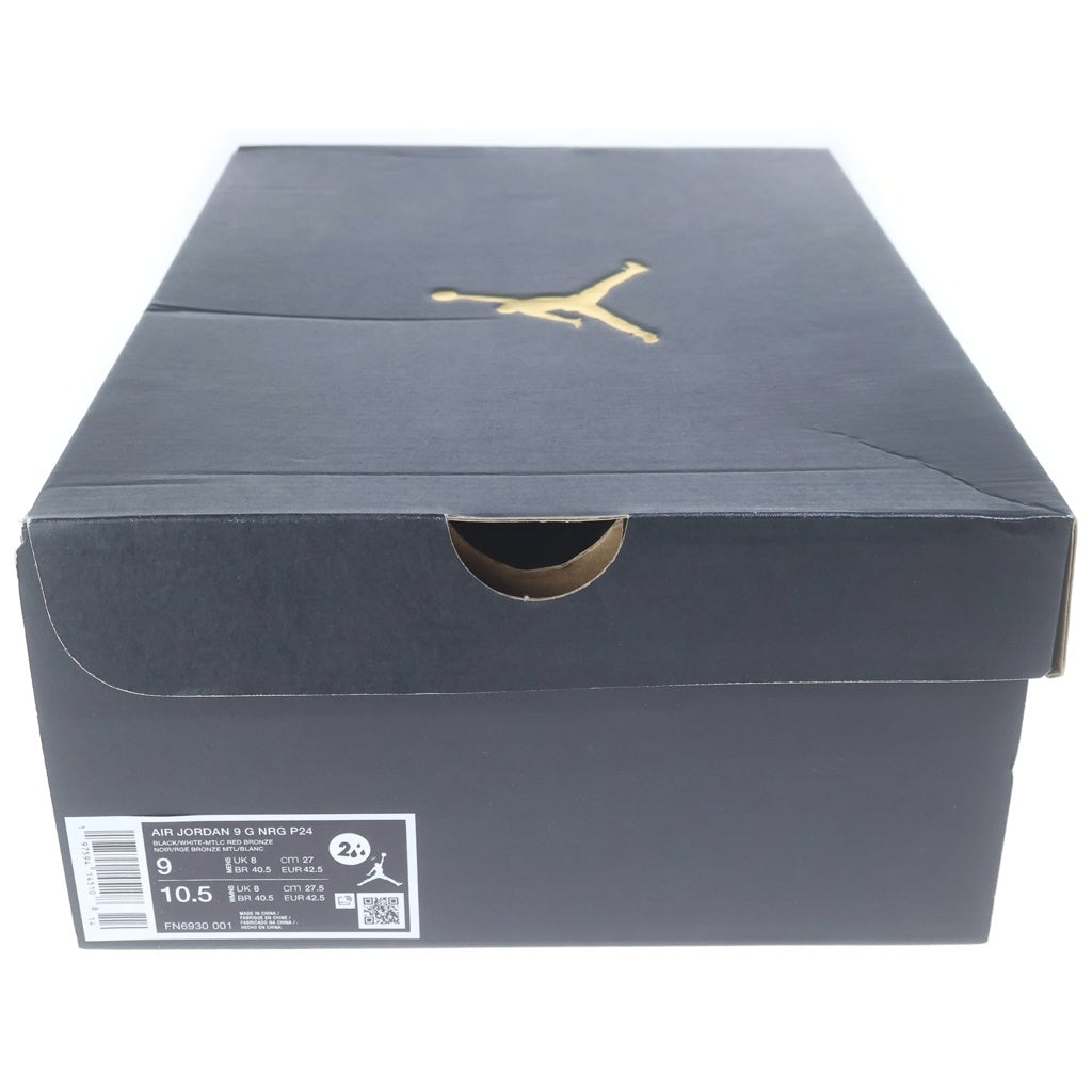 NIKE(ナイキ) Air Jordan 9 Golf Barons エアジョーダン9 ゴルフ NRG バロンズ US9/27cm ブラック/ホワイト FN6930 001
