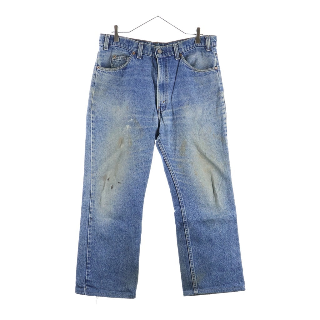 Levi's(リーバイス) 80s VINTAGE 517 USA製 ヴィンテージ オレンジタブ ボタン裏520 ジップフライ フレアデニムパンツ ジーンズ インディゴ 20517-0217
