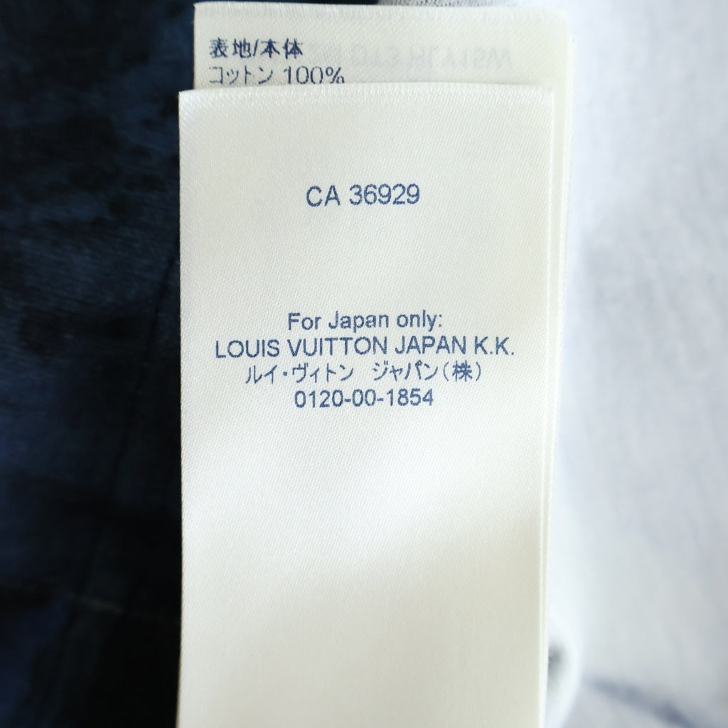 LOUIS VUITTON(ルイヴィトン) 21AW RM212M DT3 HLY15 ソルト プリント クルーネック半袖Tシャツカットソー ブルー