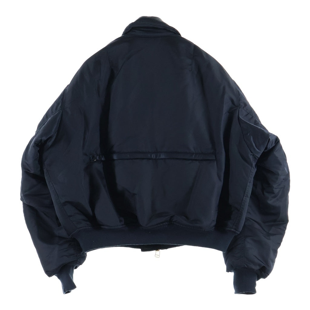 CAHLUMN(カウラム) Magazine Pocket Flight Jacket マガジンポケット フライトジャケット MA-1 ボンバー ブルゾンジャケット ネイビー 234-1584