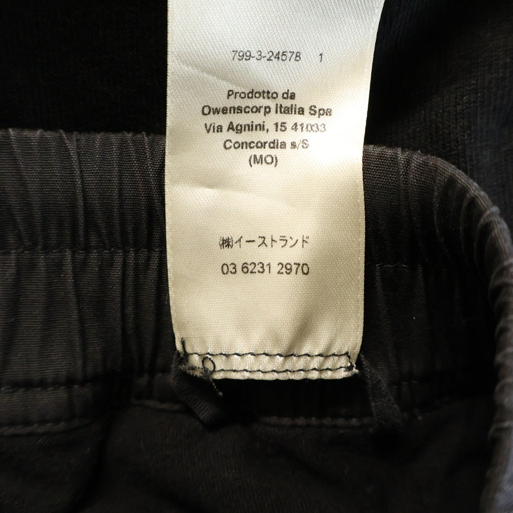 Rick Owens(リックオウエンス) 24SS TECUAL TRACK PANT テクアトルトラックロングパンツ ブラック RU01D3370-BA
