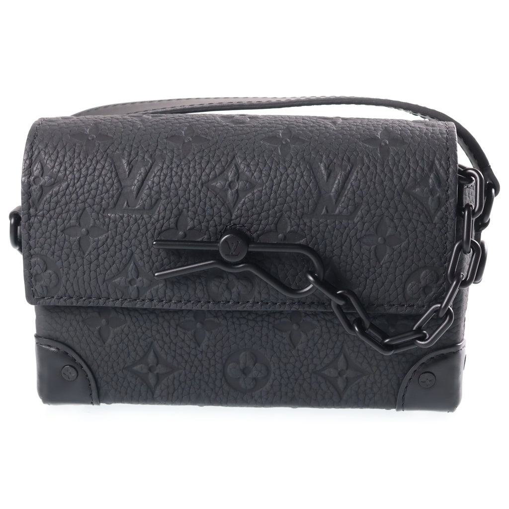 LOUIS VUITTON(ルイヴィトン) モノグラム スティーマー ウエアラブル ウォレット トリヨンレザー ショルダーバッグ ブラック M81746 レディース