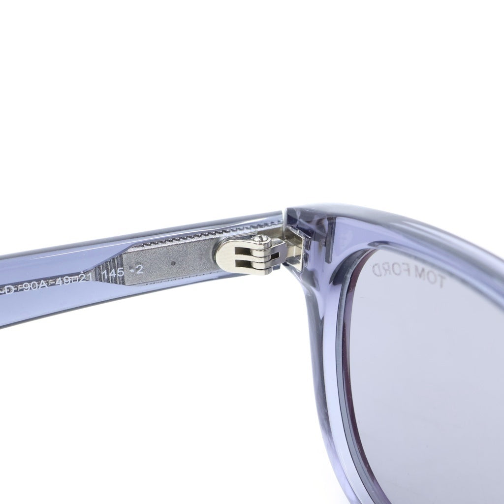 TOM FORD(トムフォード) アジアンフィット スクエアフレーム クリアレンズ アイウェア サングラス メガネ 49□21 145 グレー TF1231-D