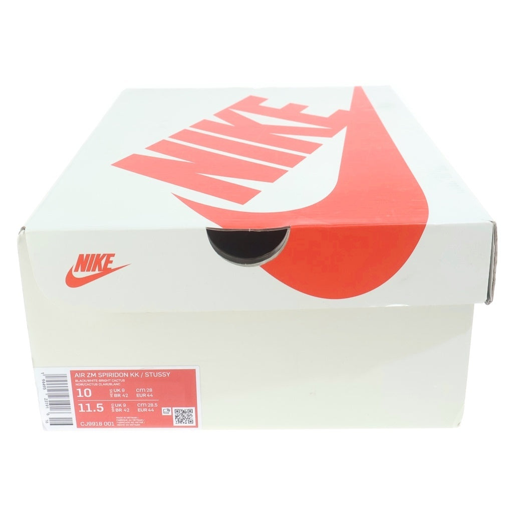 NIKE(ナイキ) ×STUSSY Air Zoom Spiridon Cage 2 Black ステューシー エアズーム スピリドン ケージド2 ローカットスニーカー US10/28cm ブラック CQ5486-001