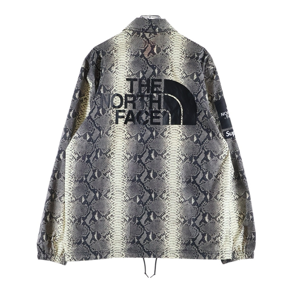 SUPREME(シュプリーム) 18AW ×THE NORTH FACE Snakeskin Taped Seam Coaches Jacket ザ ノースフェイス スネークスキン テープド シーム コーチジャケット グレー NP11803I