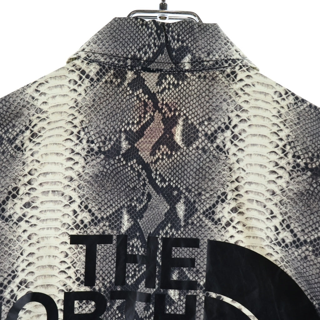 SUPREME(シュプリーム) 18AW ×THE NORTH FACE Snakeskin Taped Seam Coaches Jacket ザ ノースフェイス スネークスキン テープド シーム コーチジャケット グレー NP11803I
