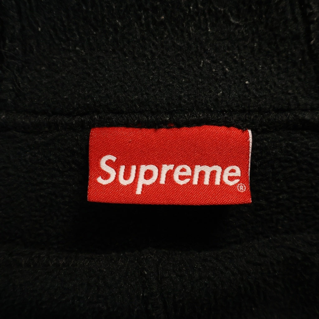 SUPREME(シュプリーム) 20AW Polartec Hooded ポーラテック フリース 長袖プルオーバーパーカー フーディ ブラック