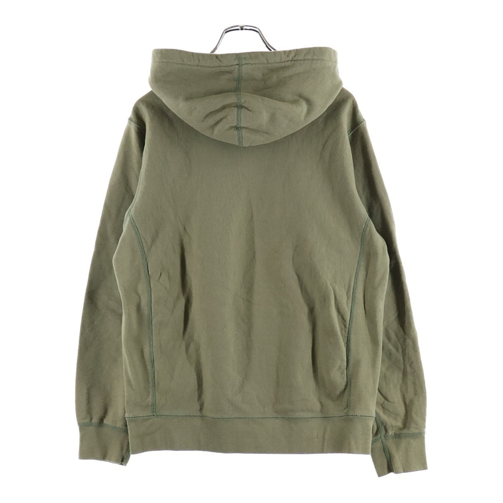 SUPREME(シュプリーム) 21AW Small Box Logo Hooded Sweatshirt スモールボックスロゴ 長袖プルオーバーパーカー フーディ カーキ