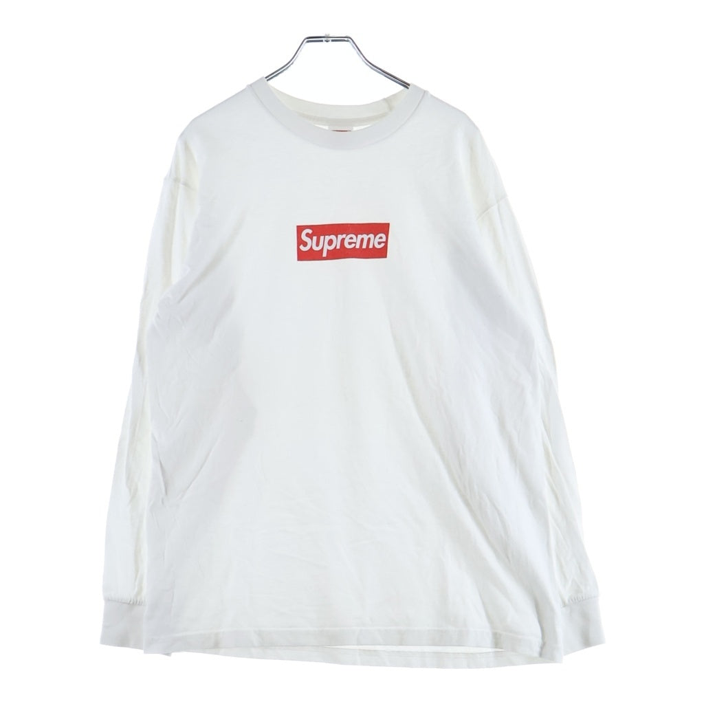 SUPREME(シュプリーム) 20AW Box Logo L/S Tee ボックスロゴ クルーネック長袖Tシャツカットソー ロンT ホワイト