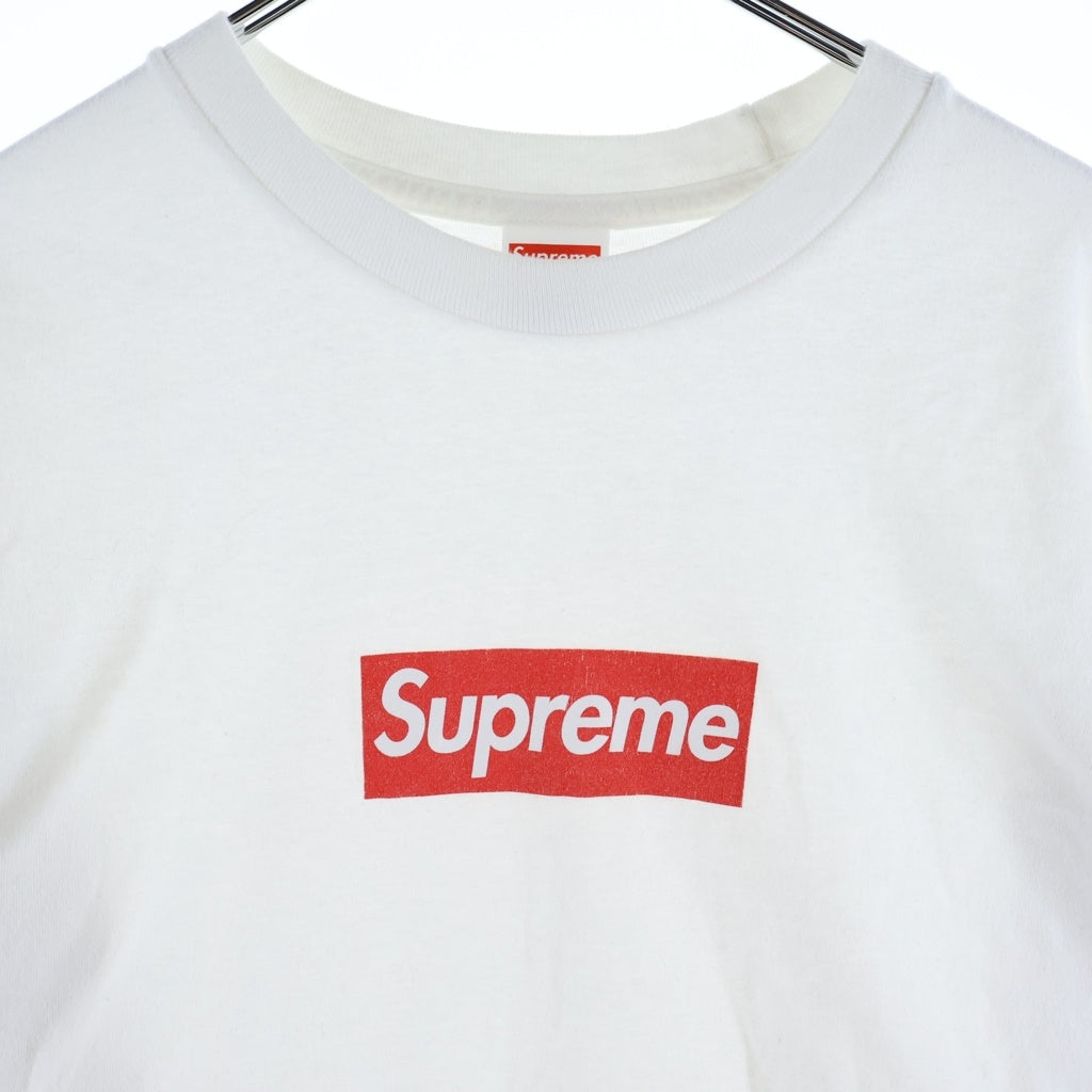 SUPREME(シュプリーム) 20AW Box Logo L/S Tee ボックスロゴ クルーネック長袖Tシャツカットソー ロンT ホワイト