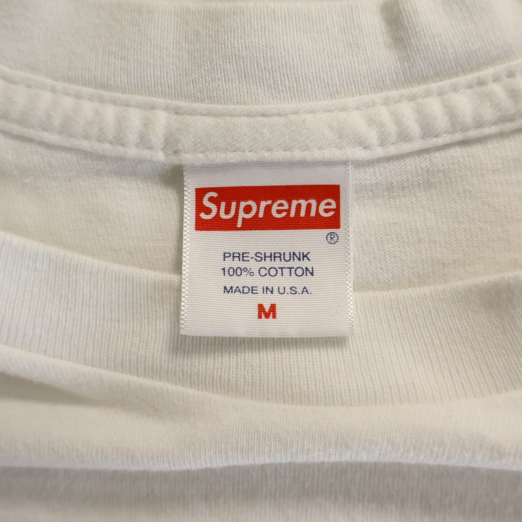 SUPREME(シュプリーム) 20AW Box Logo L/S Tee ボックスロゴ クルーネック長袖Tシャツカットソー ロンT ホワイト