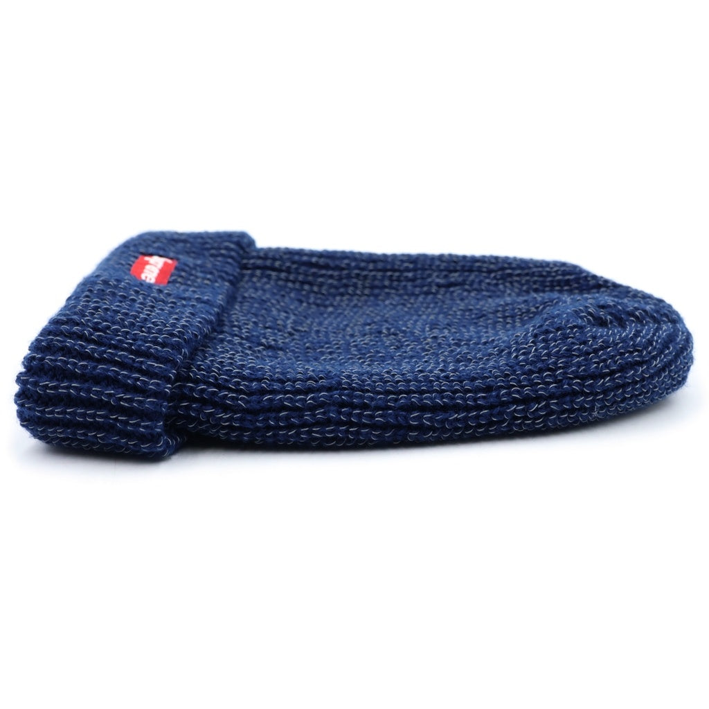 SUPREME(シュプリーム) 17AW Reflective Loose Gauge Beanie リフレクティブ ルーズ ゲージ ニットビーニー 帽子 ネイビー