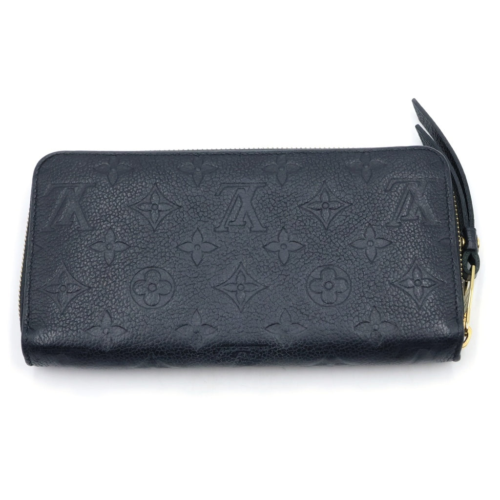 LOUIS VUITTON(ルイヴィトン) モノグラムアンプラント ジッピーウォレット ロングウォレット 財布 レザー ゴールド金具 ブラック レディース M61864