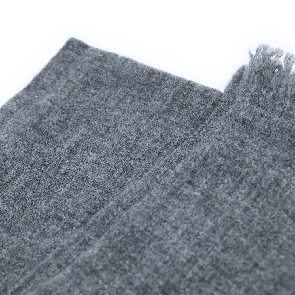 Yohji Yamamoto POUR HOMME(ヨウジヤマモト プールオム) 23AW WOOL STALL ウールストール マフラー グレー HJ-L01-164