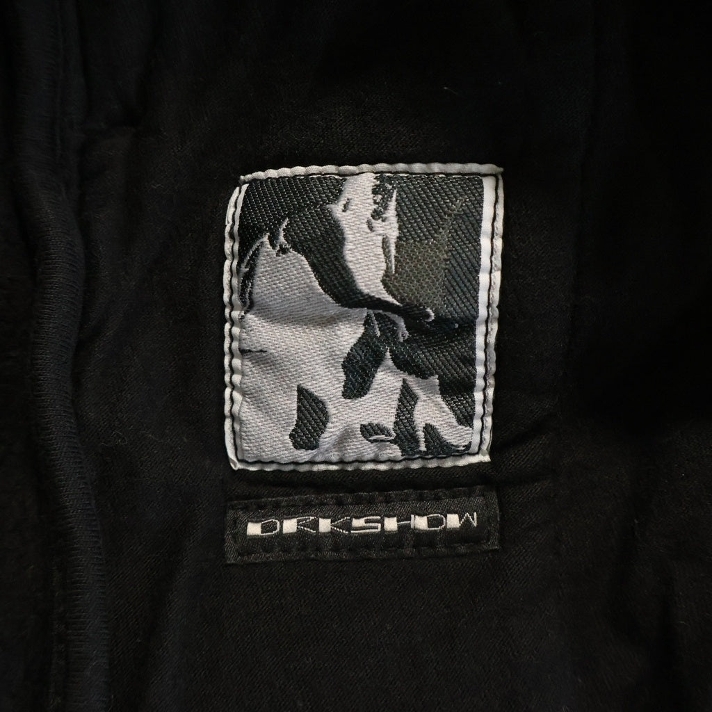 DRKSHDW(ダークシャドウ) Drawstring Sarrouel Pants ドローストリング サルエルスウェットパンツ ブラック DU20F 1385 F