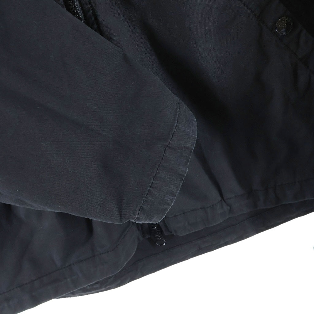 STONE ISLAND(ストーンアイランド) 24AW SUPIMA COTTON TWILL STRETCH-TC OVER SHIRT ストレッチスーピマコットンツイル フーデッドブルゾンジャケット ブラック 811510110