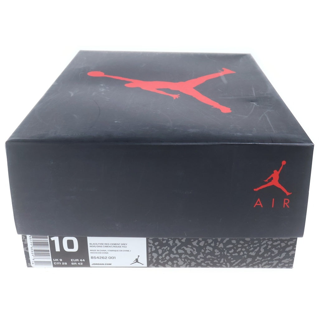 NIKE(ナイキ) Air Jordan 3 Retro Black Cement エアジョーダン3 レトロ OG ブラックセメント ハイカットスニーカー US10/28cm ブラック 854262 001