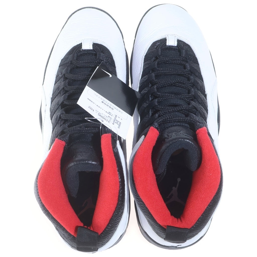 NIKE(ナイキ) 【観賞用2015年製】 Air Jordan 10 Retro Double Nickel エアジョーダン10 レトロ ダブルニッケル ハイカットスニーカー US10/28cm ホワイト 310805 102