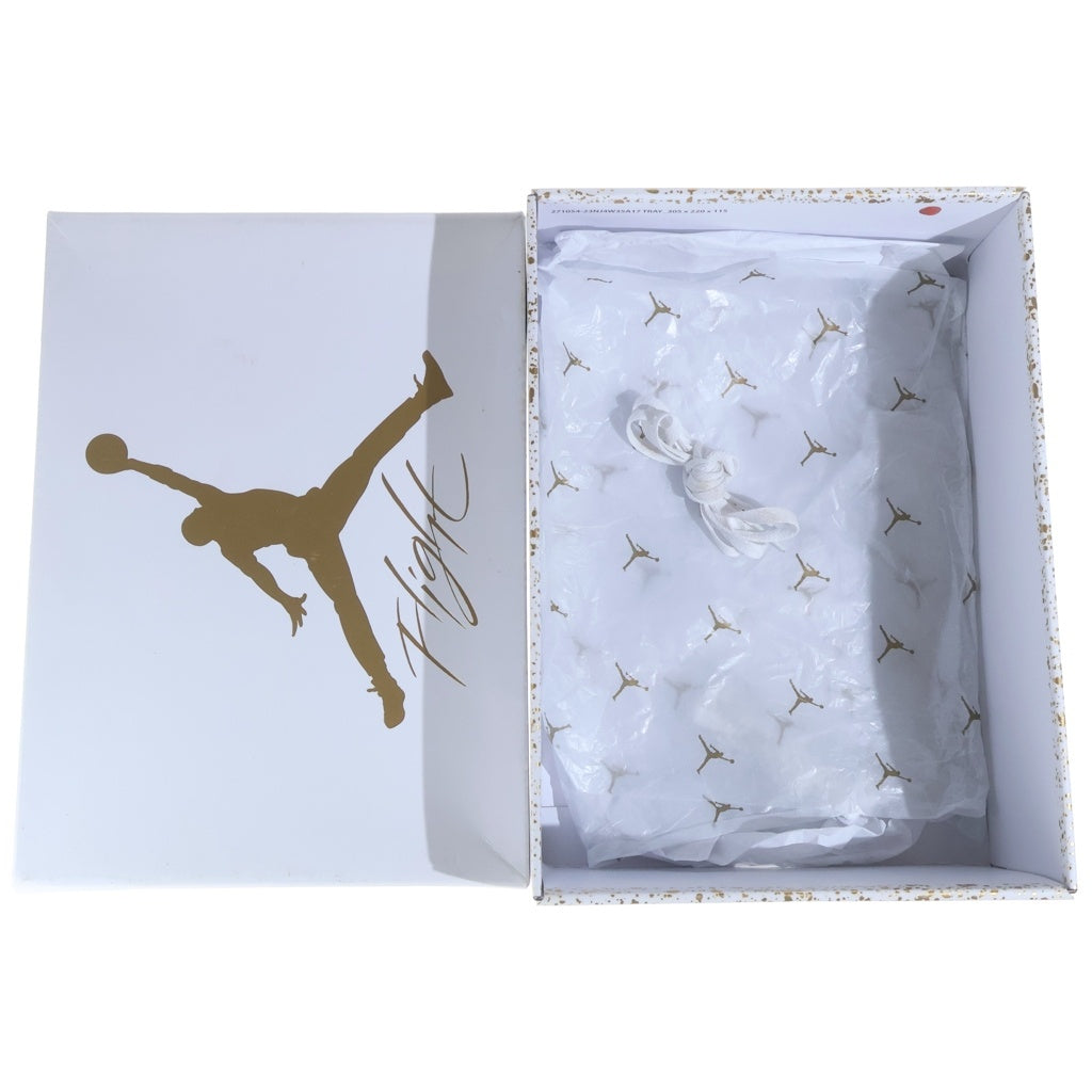NIKE(ナイキ) Air Jordan 4 Retro Vivid Sulfur エアジョーダン4 レトロ ヴィヴィッドサルファー ハイカットスニーカー US7/24cm ホワイト/イエロー レディース AQ9129 101