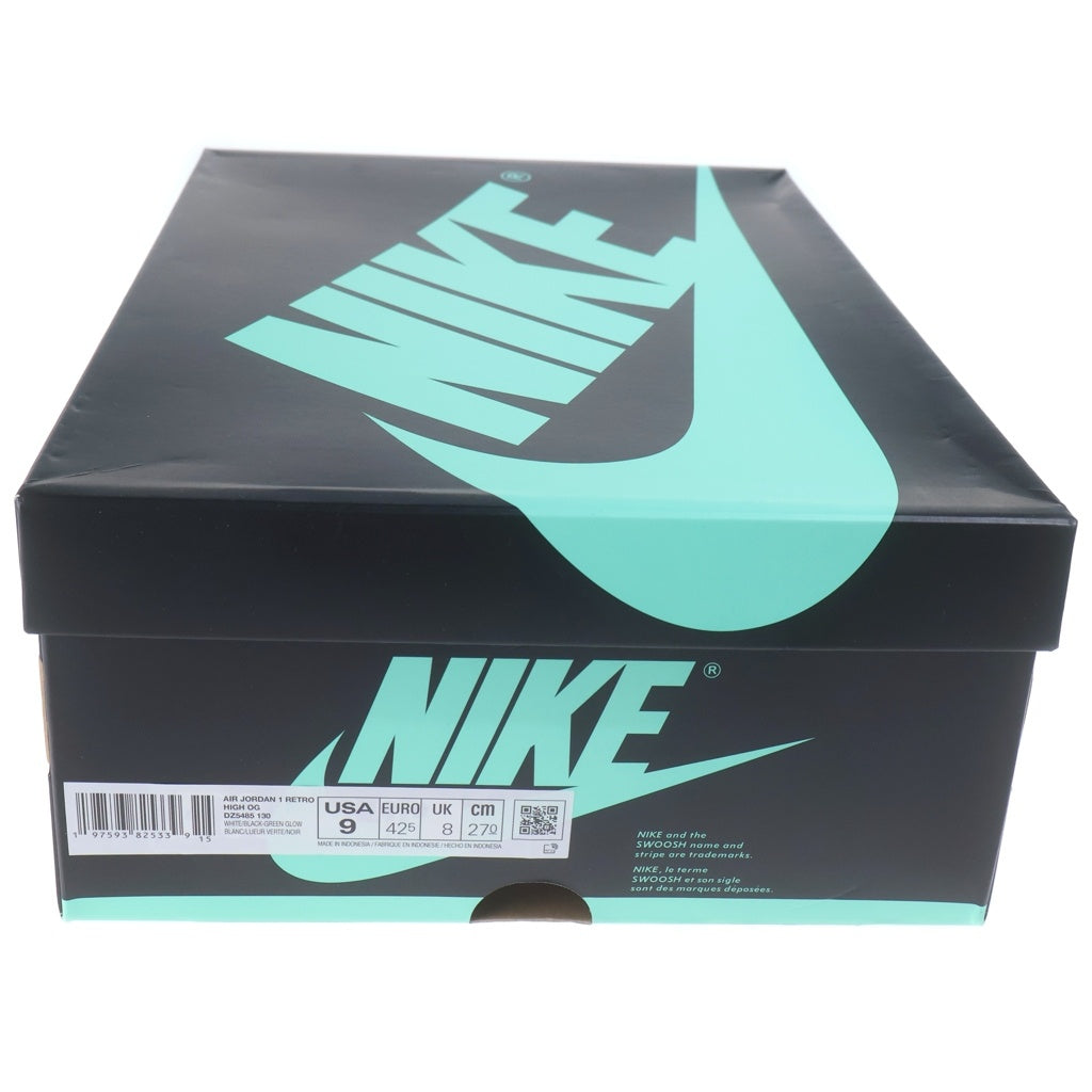 NIKE(ナイキ) AIR JORDAN 1 HIGH OG Green Glow DZ5485-130 エアジョーダン1 グリーン グロウ ハイカットスニーカー US9/27cn