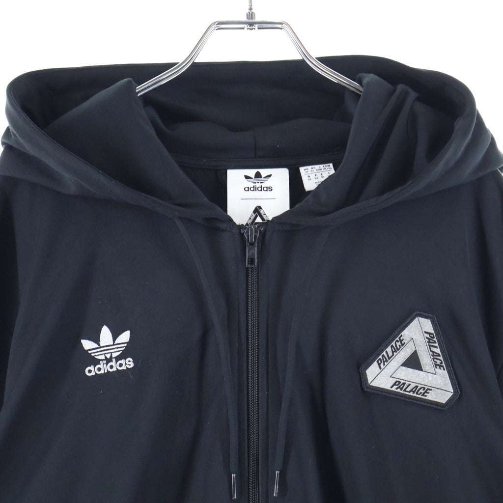 Palace Skateboards(パレススケートボーズ) 23SS ×adidas Hooded Firebird Track Top IJ9803 アディダス フーデッド ファイアバード トラックジャケット ジップアパーカー ブラック