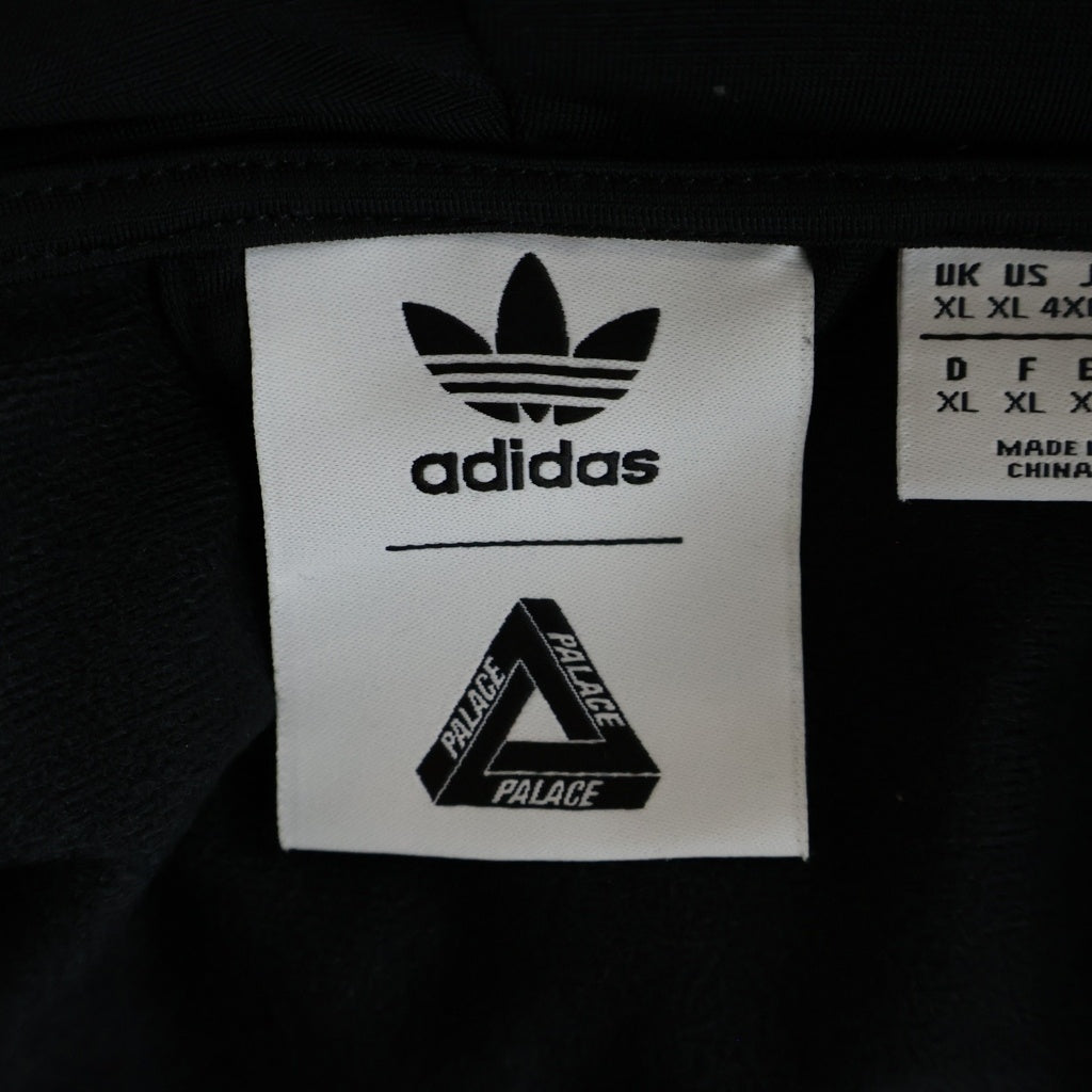 Palace Skateboards(パレススケートボーズ) 23SS ×adidas Hooded Firebird Track Top IJ9803 アディダス フーデッド ファイアバード トラックジャケット ジップアパーカー ブラック