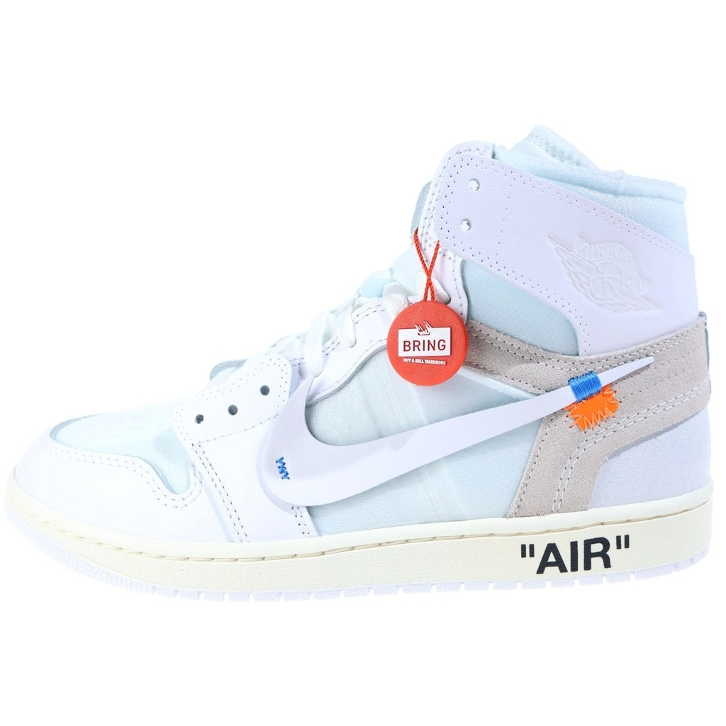 NIKE(ナイキ) ×V.A.A AIR JORDAN 1 RETRO HIGH OG ALASKA エアジョーダン1 ヴァージルアブローアーカイブ アラスカ ハイカットスニーカー US10/28.0cm ホワイト AA3834-100