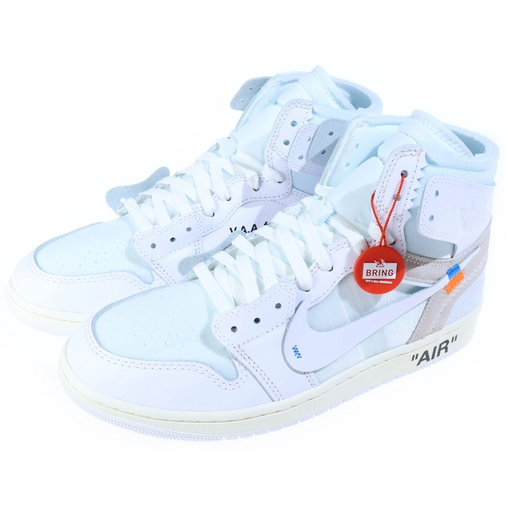 NIKE(ナイキ) ×V.A.A AIR JORDAN 1 RETRO HIGH OG ALASKA エアジョーダン1 ヴァージルアブローアーカイブ アラスカ ハイカットスニーカー US10/28.0cm ホワイト AA3834-100