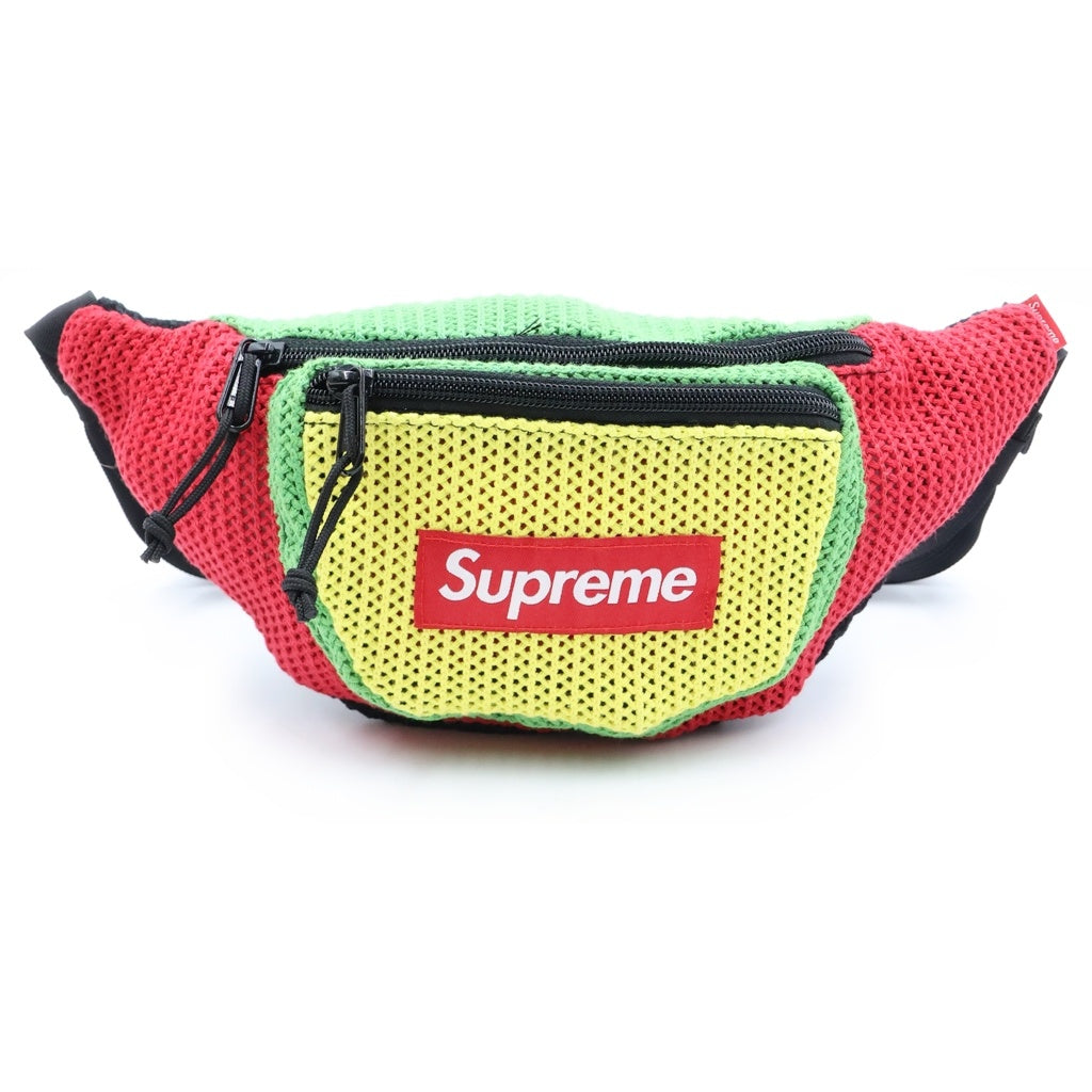 SUPREME(シュプリーム) 21SS STRING WAIST BAG ストリング メッシュ ウエストバッグ マルチ レディース