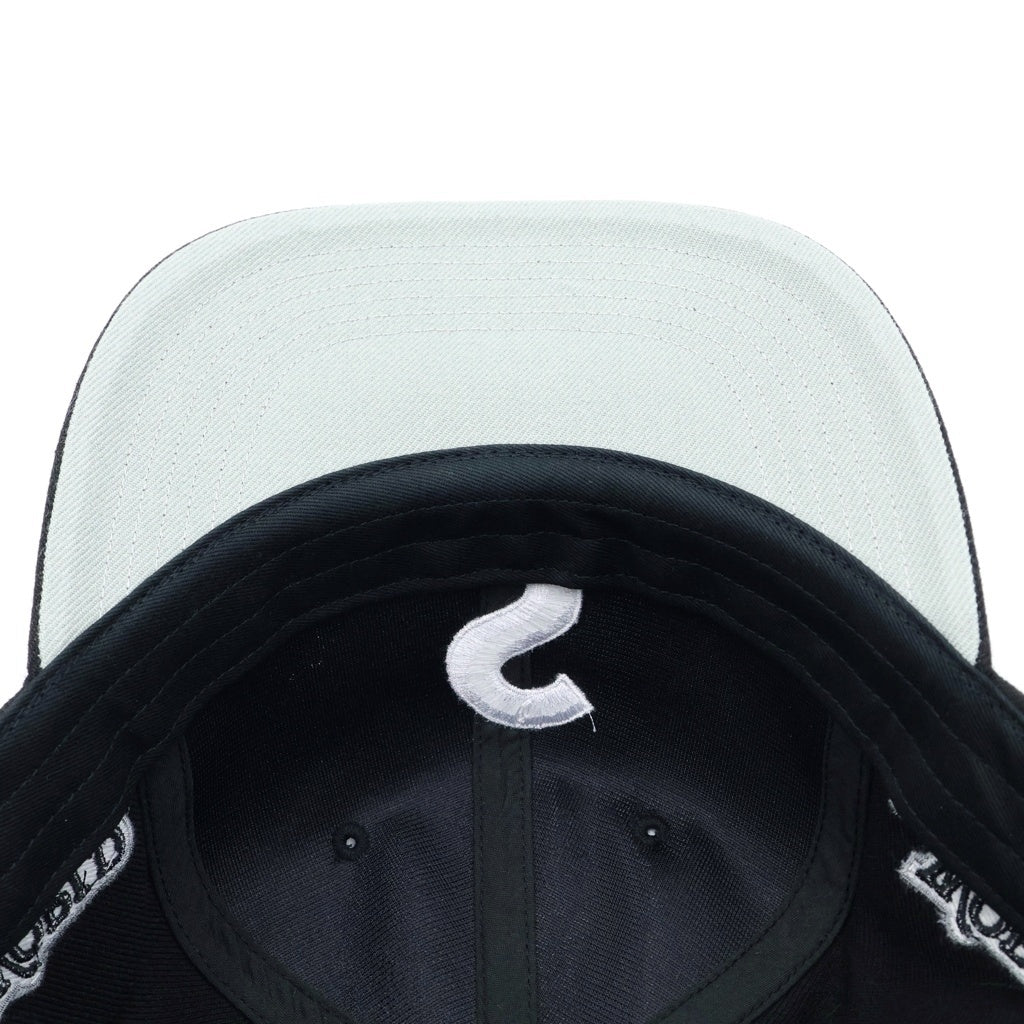 SUPREME(シュプリーム) 25SS World Famous S Logo 6-Panel Cap ワールドフェイマス エス ロゴ 6パネル ベースボールキャップ 帽子 ブラック