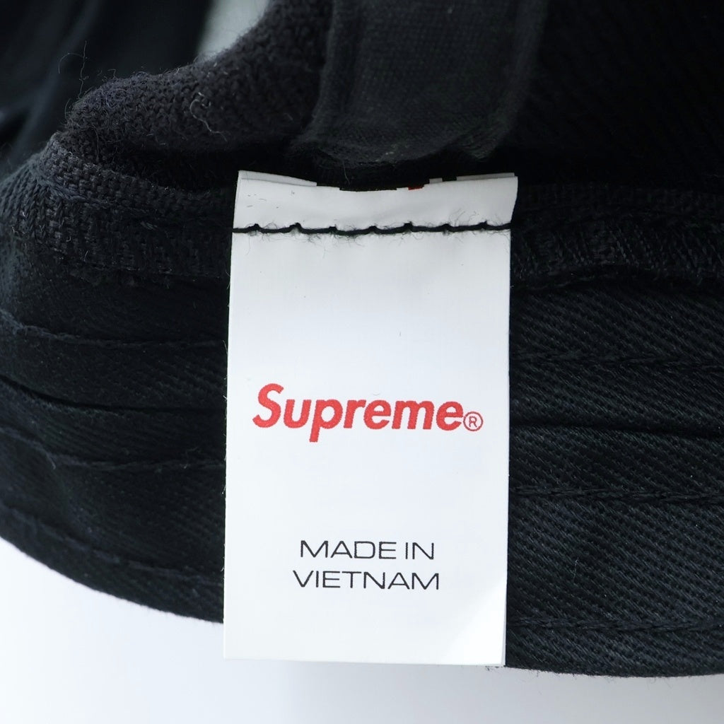SUPREME(シュプリーム) 25SS World Famous S Logo 6-Panel Cap ワールドフェイマス エス ロゴ 6パネル ベースボールキャップ 帽子 ブラック