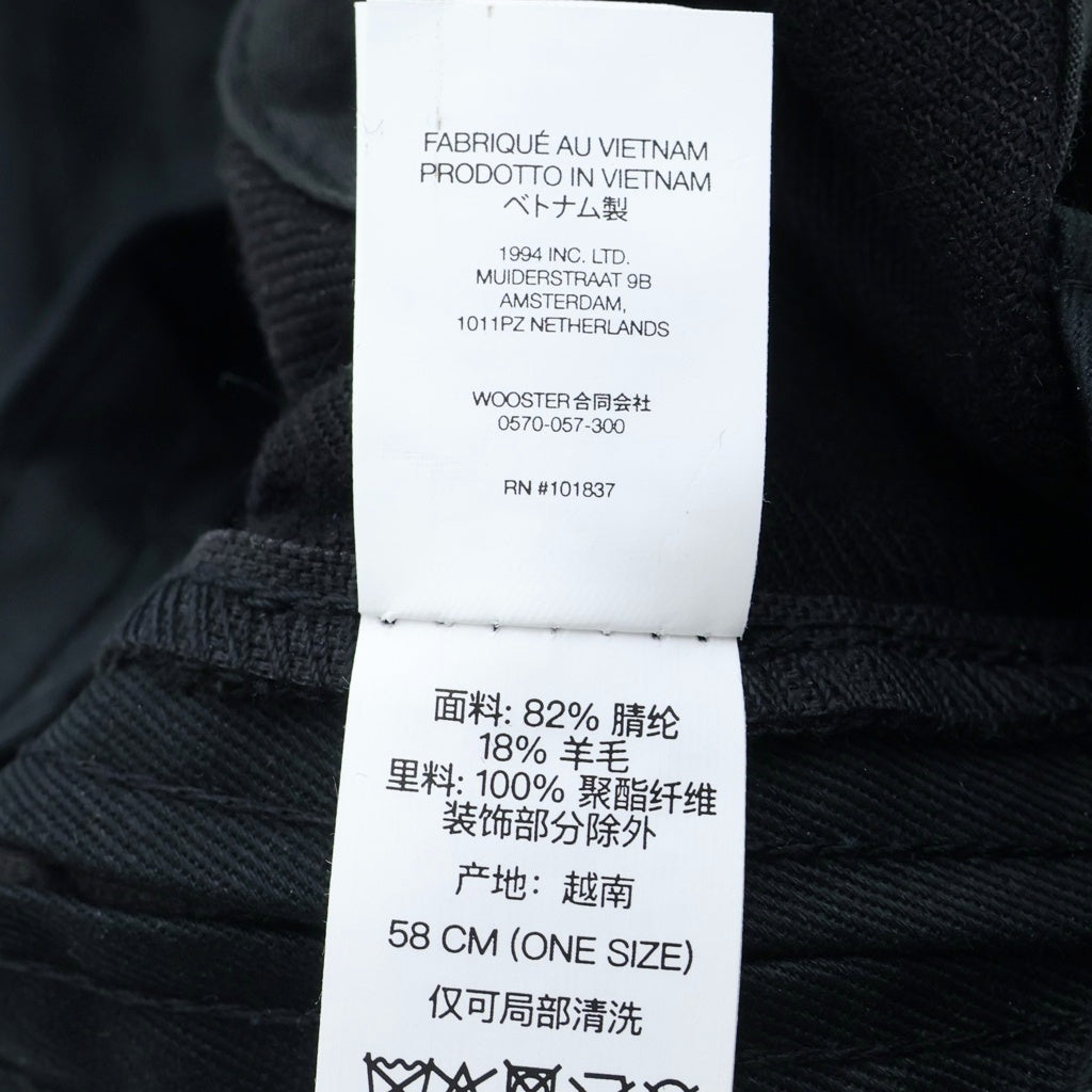 SUPREME(シュプリーム) 25SS World Famous S Logo 6-Panel Cap ワールドフェイマス エス ロゴ 6パネル ベースボールキャップ 帽子 ブラック