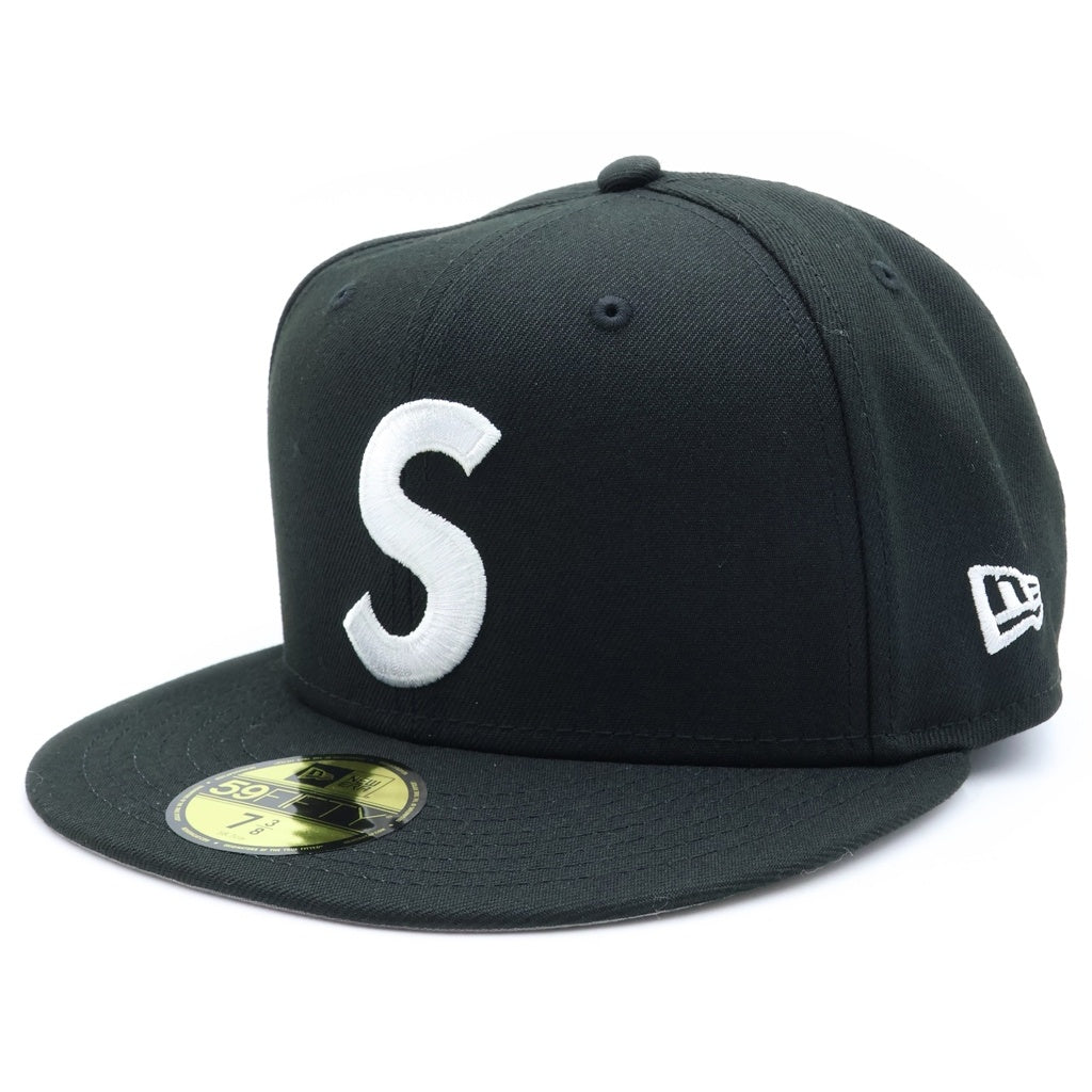 SUPREME(シュプリーム) 24AW ×NEW ERA Screw Ball S Logo Cap ニューエラ Sロゴ スクリュー ベースボールキャップ 帽子 ブラック