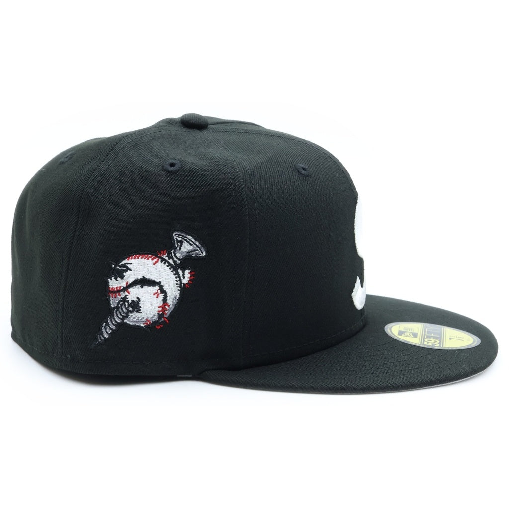 SUPREME(シュプリーム) 24AW ×NEW ERA Screw Ball S Logo Cap ニューエラ Sロゴ スクリュー ベースボールキャップ 帽子 ブラック