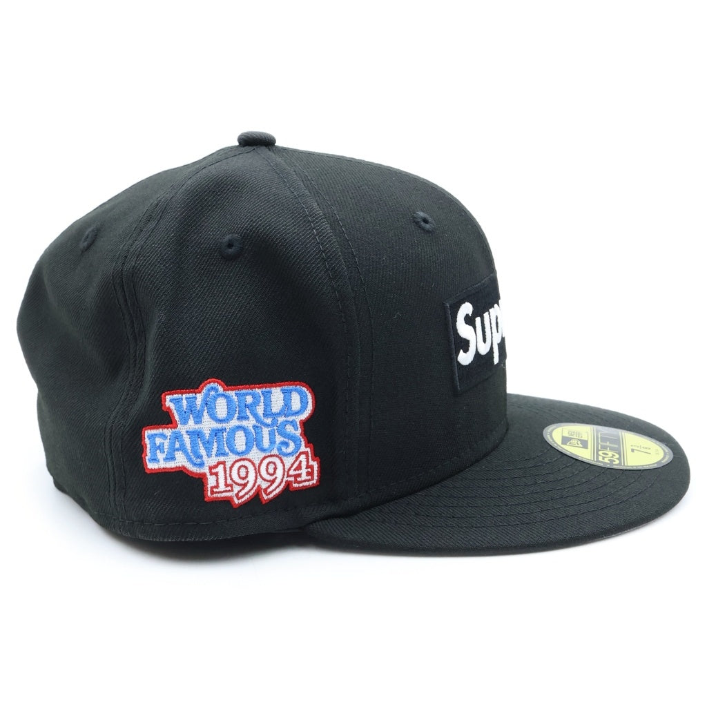 SUPREME(シュプリーム) 20AW ×NEW ERA World Famous Box Logo ニューエラ ワールド フェイマス ボックス ロゴ ベースボールキャップ 帽子 ブラック