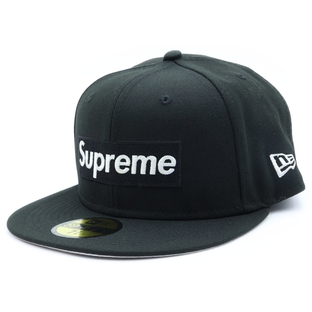 SUPREME(シュプリーム) 22AW ×NEW ERA Money Box Logo Cap ニューエラ マネー ボックスロゴ ベースボールキャップ 帽子 ブラック