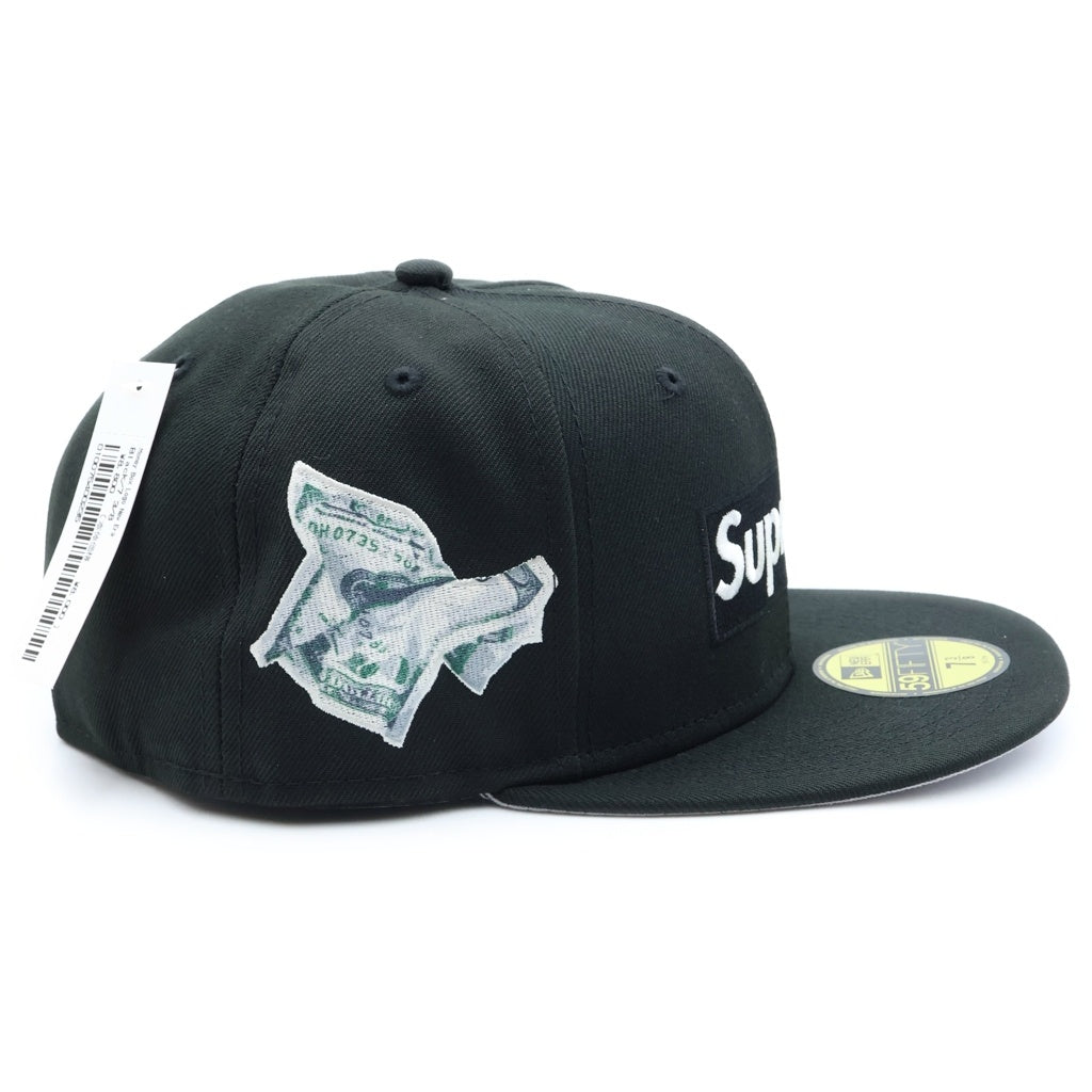 SUPREME(シュプリーム) 22AW ×NEW ERA Money Box Logo Cap ニューエラ マネー ボックスロゴ ベースボールキャップ 帽子 ブラック