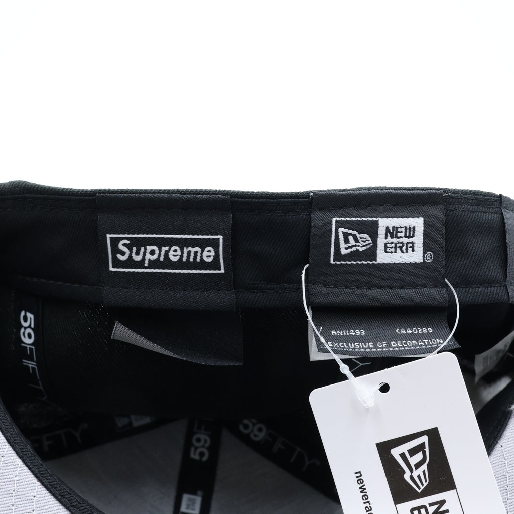 SUPREME(シュプリーム) 22AW ×NEW ERA Money Box Logo Cap ニューエラ マネー ボックスロゴ ベースボールキャップ 帽子 ブラック