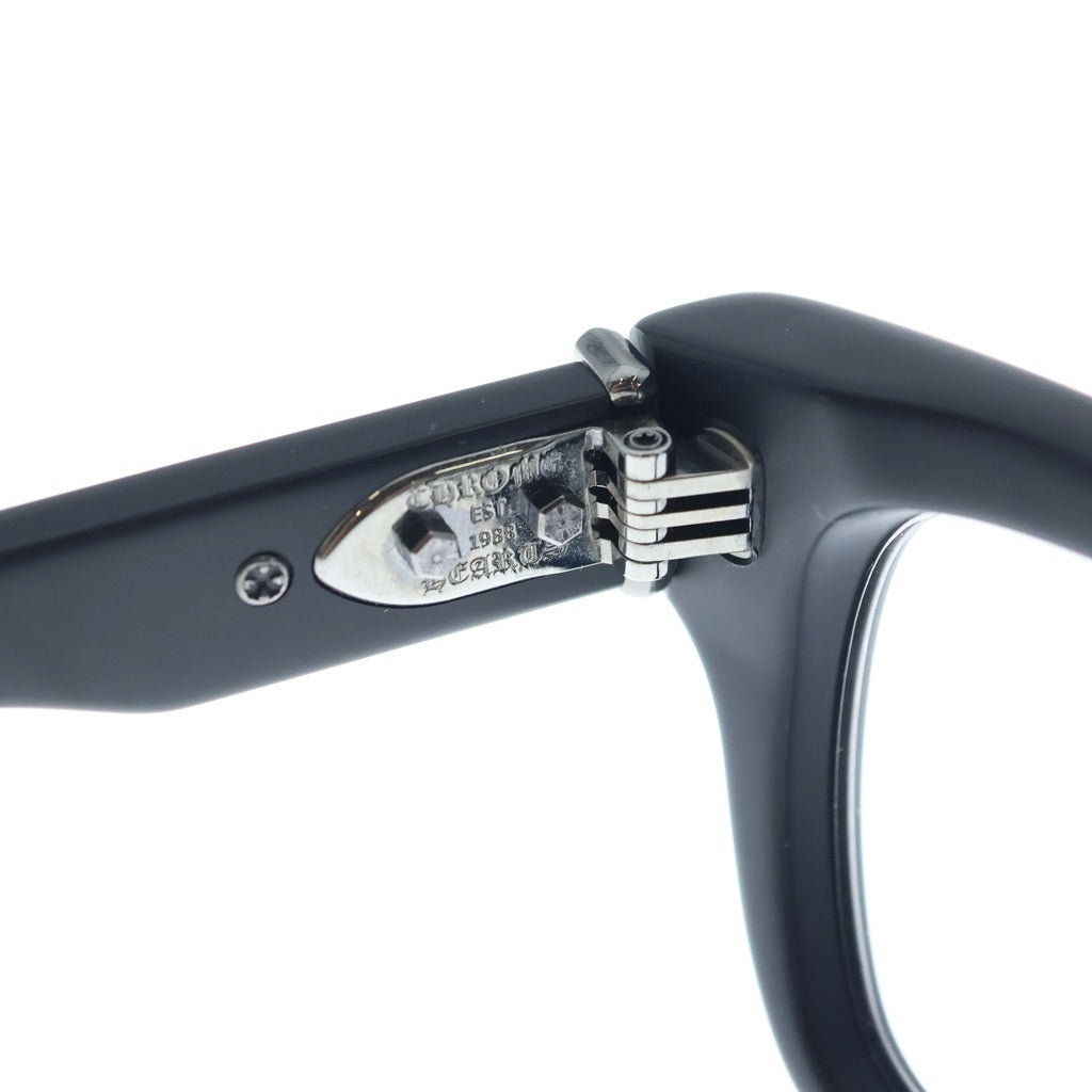 CHROME HEARTS(クロムハーツ) CRYPDIC クロスデザイン アイウェアサングラスメガネ 51□22-142 ブラック