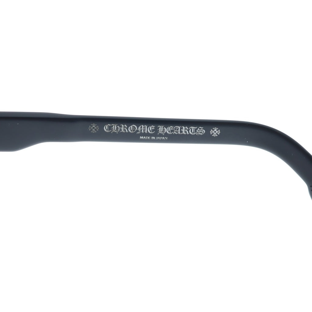 CHROME HEARTS(クロムハーツ) CRYPDIC クロスデザイン アイウェアサングラスメガネ 51□22-142 ブラック